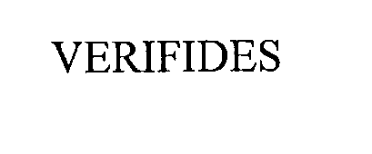 Trademark Logo VERIFIDES