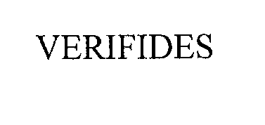 Trademark Logo VERIFIDES