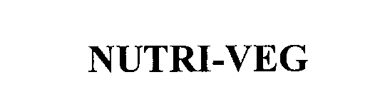Trademark Logo NUTRIVEG