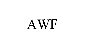 Trademark Logo AWF