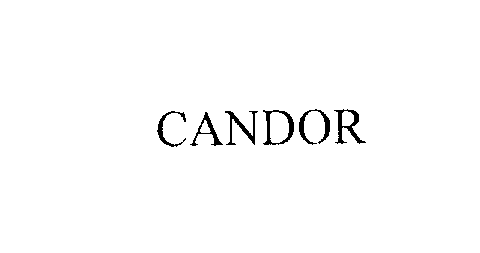 Trademark Logo CANDOR