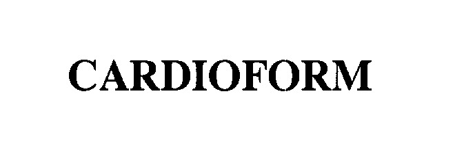 Trademark Logo CARDIOFORM