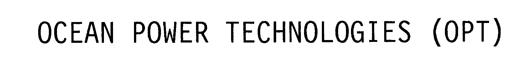 Trademark Logo OCEAN POWER TECHNOLOGIES (OPT)