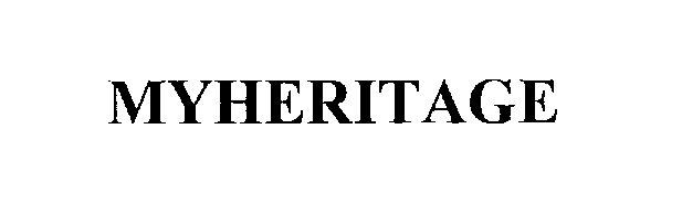 Trademark Logo MYHERITAGE