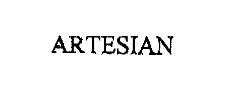 Trademark Logo ARTESIAN