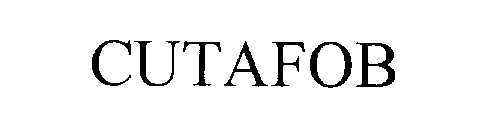 Trademark Logo CUTAFOB