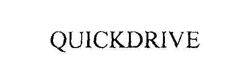 Trademark Logo QUICKDRIVE