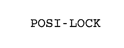 Trademark Logo POSI-LOCK