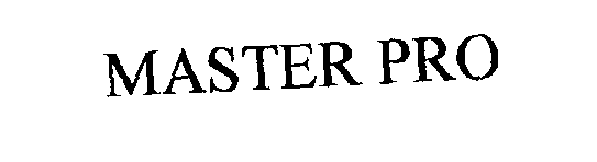 Trademark Logo MASTER PRO