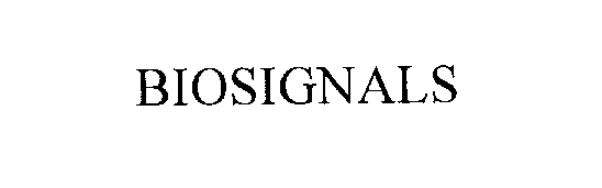 Trademark Logo BIOSIGNALS