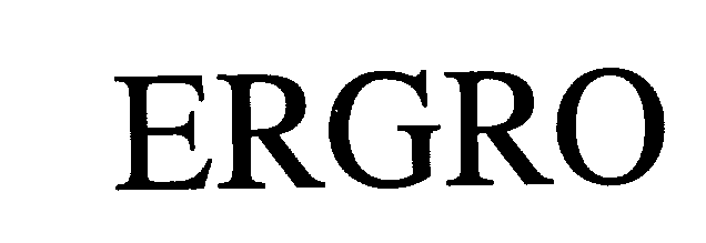 Trademark Logo ERGRO