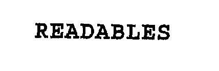  READABLES