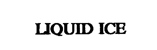 Trademark Logo LIQUID ICE