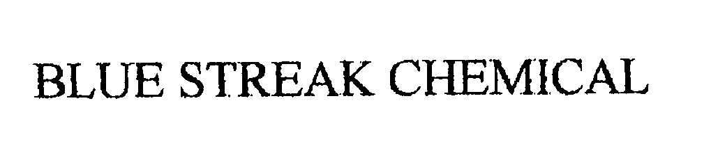 Trademark Logo BLUE STREAK CHEMICAL