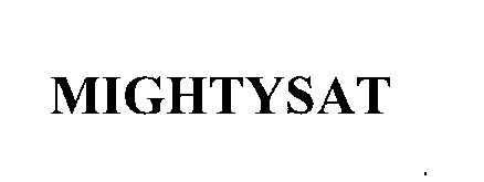 Trademark Logo MIGHTYSAT