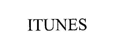 Trademark Logo ITUNES