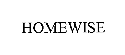 Trademark Logo HOMEWISE