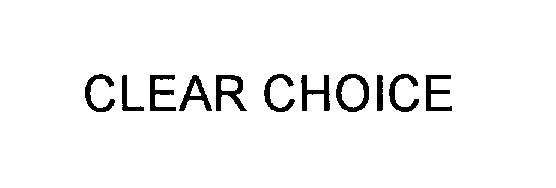 Trademark Logo CLEAR CHOICE