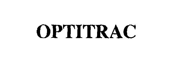 Trademark Logo OPTITRAC