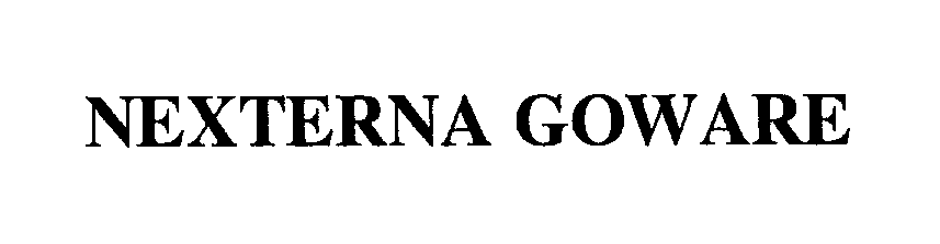 Trademark Logo NEXTERNA GOWARE