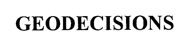 Trademark Logo GEODECISIONS