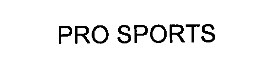 Trademark Logo PRO SPORTS
