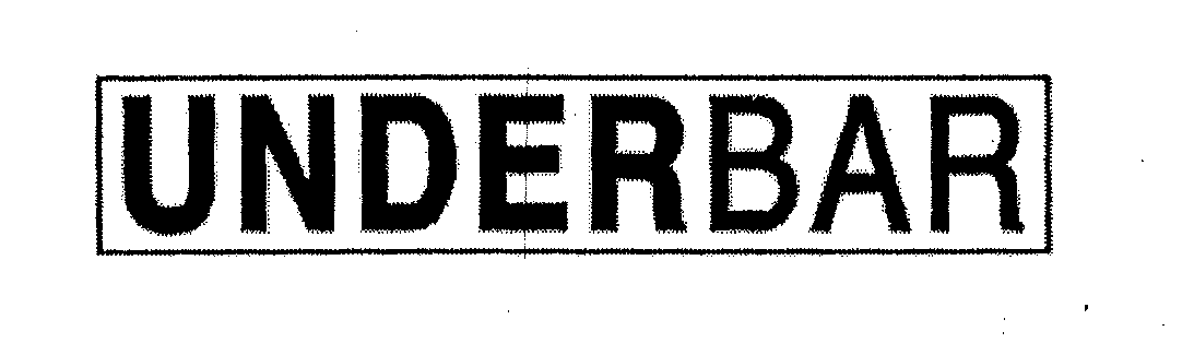Trademark Logo UNDERBAR