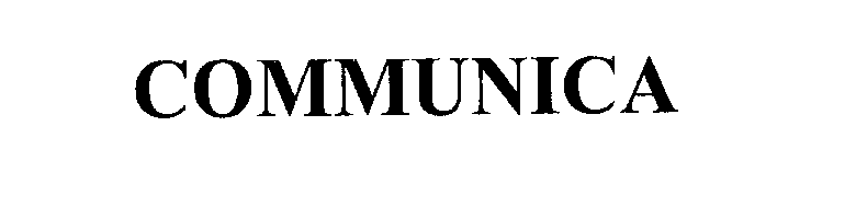 Trademark Logo COMMUNICA