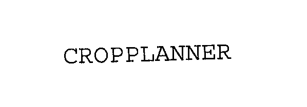 Trademark Logo CROPPLANNER