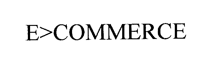 Trademark Logo E>COMMERCE