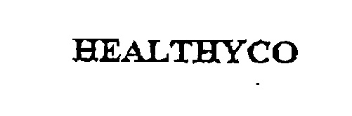 Trademark Logo HEALTHYCO