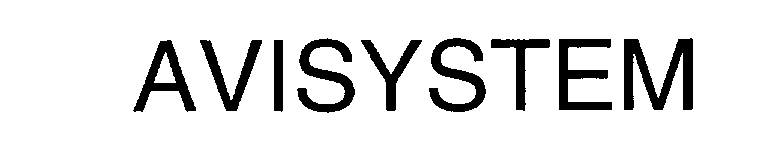 Trademark Logo AVISYSTEM