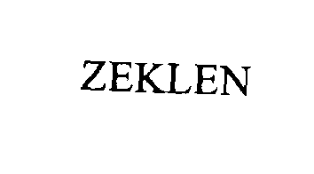 Trademark Logo ZEKLEN