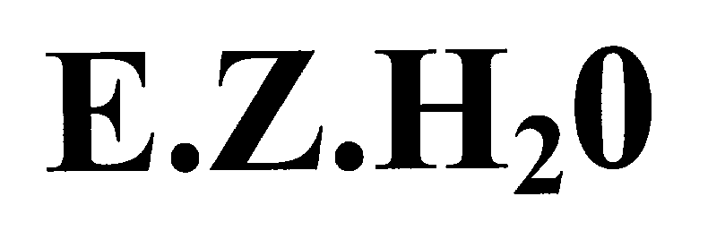 Trademark Logo E.Z.H20