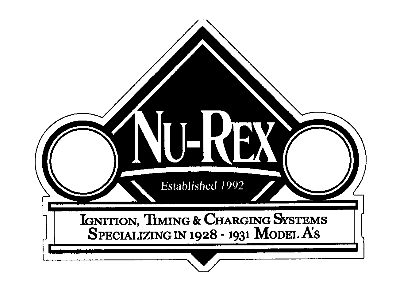  NU-REX ESTABLISHED 1992 IGNITION, TIMING &amp; CHARGING SYSTEMS SPECIALIZING IN 1928 - 1931 MODEL A'S