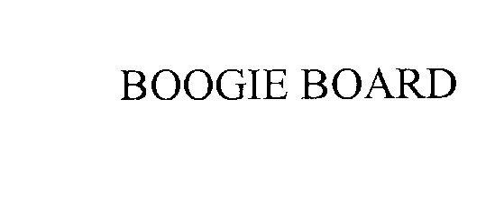 BOOGIE BOARD