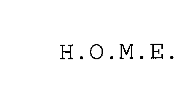 Trademark Logo H.O.M.E.