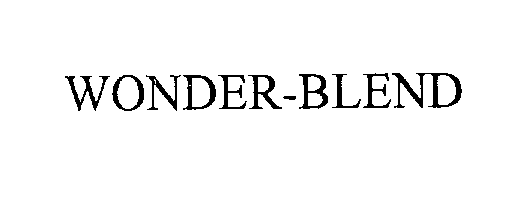  WONDER-BLEND