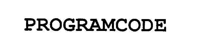 Trademark Logo PROGRAMCODE