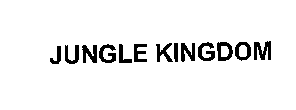 Trademark Logo JUNGLE KINGDOM