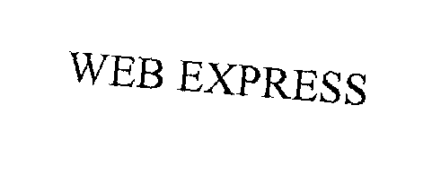 Trademark Logo WEBEXPRESS