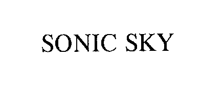 Trademark Logo SONIC SKY