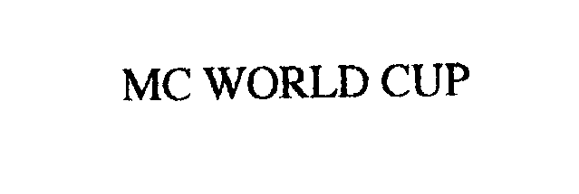 Trademark Logo MC WORLD CUP