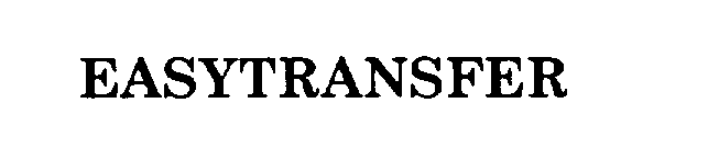 Trademark Logo EASYTRANSFER