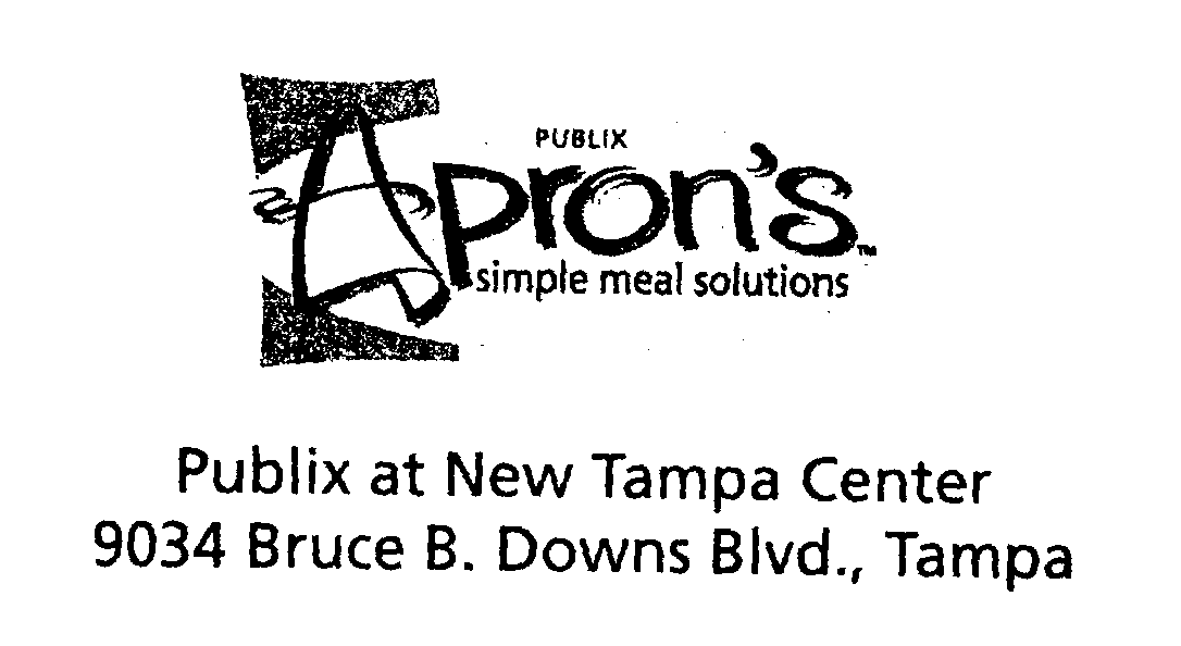 Trademark Logo PUBLIX APRON'S SIMPLE MEAL SOLUTIONS