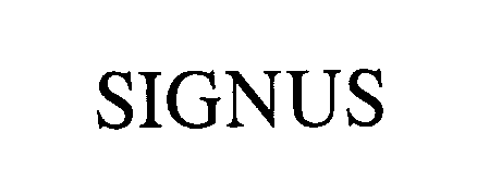 Trademark Logo SIGNUS