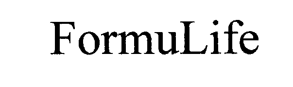Trademark Logo FORMULIFE