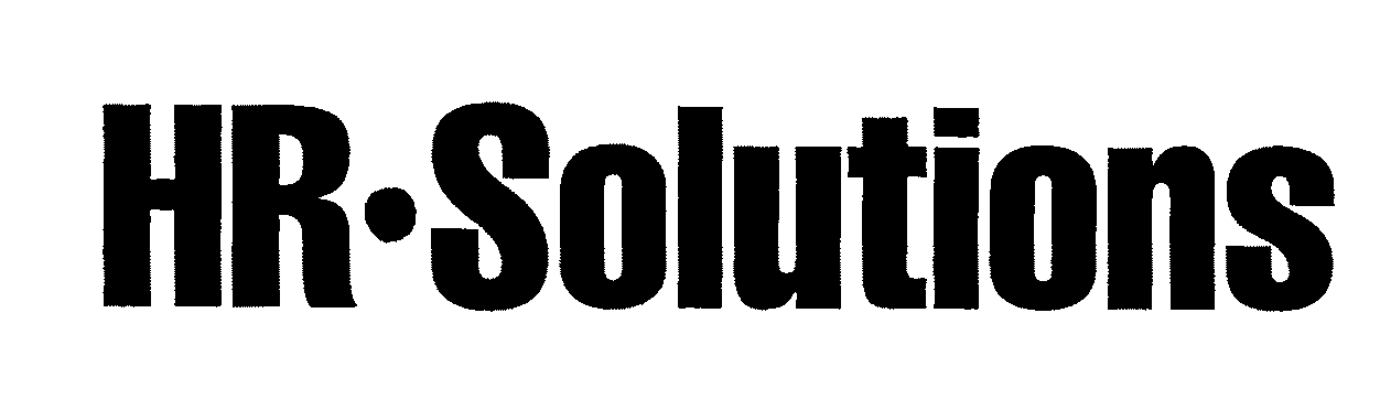 Trademark Logo HR SOLUTIONS