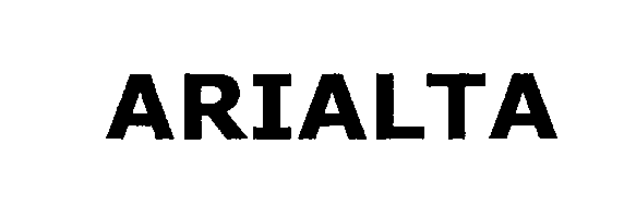Trademark Logo ARIALTA