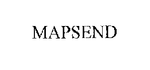 Trademark Logo MAPSEND